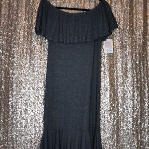 LulaRoe Ruffled CiCi Dress -LG NWT